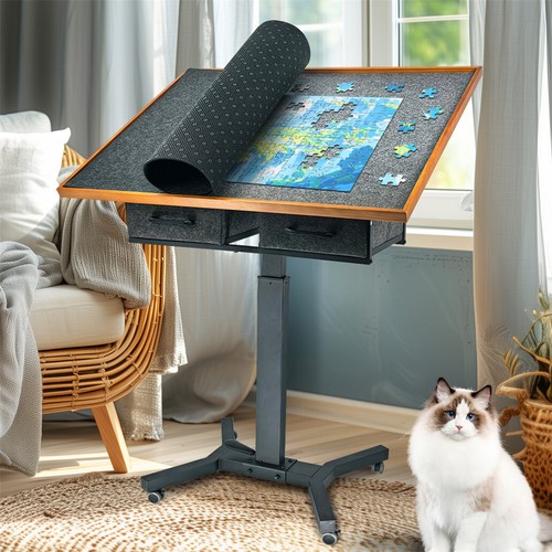 Jigsaw puzzle table tilting - puzzle,
