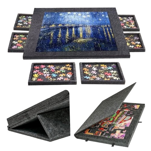 Puzzle table with storage - table,