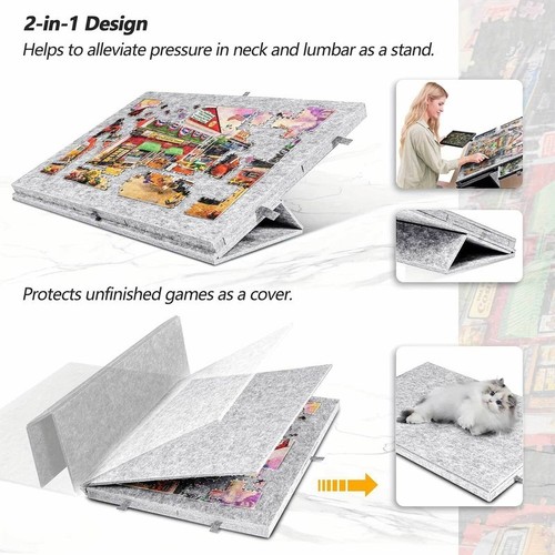 Felt jigsaw puzzle board - felt,