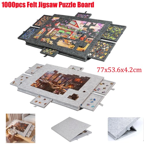 1000pcs felt jigsaw puzzle - 1000pcs,