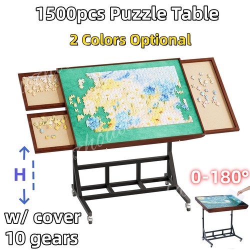 Large jigsaw puzzle - puzzle, table