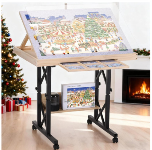 1500 pieces puzzle table with - puzzle,