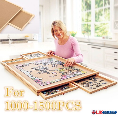 Portable wooden jigsaw puzzle - wooden,